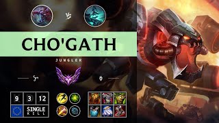 ChoGath Jungle vs Hecarim  EUW Master Patch 1414 [upl. by Laamak92]