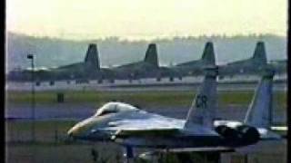 Soesterberg 32nd TFW F15s flying [upl. by Ttegirb]