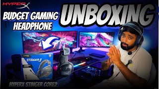 Hyperx Cloud Stinger 2 Core Gaming Headphone Unboxing amp Review  Best Gaming Headphone 2024 [upl. by Eelrebma]