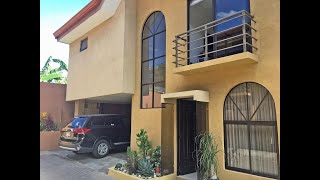 Los Eliseos Bello Horizonte Escazú Costa Rica  1700ft2 Townhouse for Sale in Gated Community [upl. by Darcee]