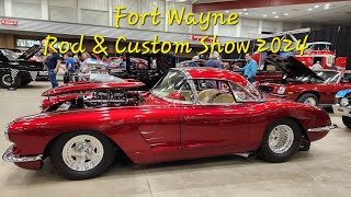 Part 1 of 2 Fort Wayne Indiana Rod and Custom Show 2024 [upl. by Yeldua]