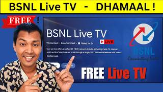 BSNL FREE LIVE TV Launch Big Update from BSNL in India [upl. by Repip]