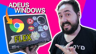 QUALQUER PC PODE SER UM CHROMEBOOK  CHROME OS FLEX CHEGOU [upl. by Littlejohn]