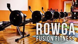 Rowga  Rowing amp Yoga Workout  Fusion Fitness [upl. by Azral]