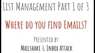 Cold Email Academy Where Find Do You Find Emails [upl. by Kussell]