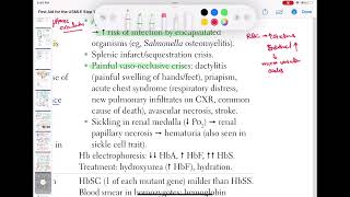 Sickle cell anemia part 2 haematology 52 First Aid USMLE Step 1 in UrduHindi [upl. by Ingamar]