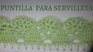 Puntillas para Servilletas 40 Puntillas Super fácil [upl. by Althea]