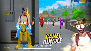 Habibi Camel Bundle 🐪 In Free Fire 🤯 Solo vs Squad 🎯 29 Kills Total  Garena free fire freefire [upl. by Ahseikram]