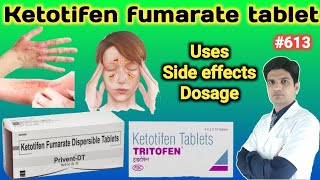 Ketotifen tablet  Ketotifen fumarate  Asthafen tablet uses in hindi [upl. by Ymas911]