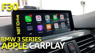 BMW 3 Series Apple CarPlay Retrofit  F30  NBT iDrive [upl. by Rancell839]