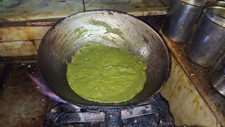 ढ़ाबा का स्पेशल पालक प्याज की वेज🍳😋Dhaba Style Special Palak Vej🍳😋Highway DhabaIndian Food [upl. by Grekin793]