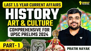 Last 15 Years Current Affairs  History Art amp Culture  UPSC Prelims 2024  Pratik Nayak  PART 1 [upl. by Everest480]