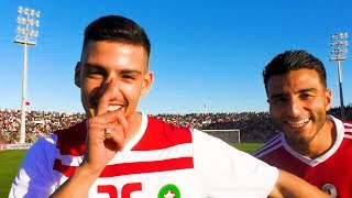 VOETBALLEN IN MAROKKO RAPPERS amp LEGENDES  TOUZANI VLOG [upl. by Chickie]