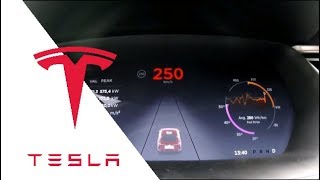 ➤ 2018 TESLA Model S P100D 700 hp 0100 kmh 0200 kmh 0250 kmh Acceleration amp Top Speed0250 [upl. by Nosduj834]