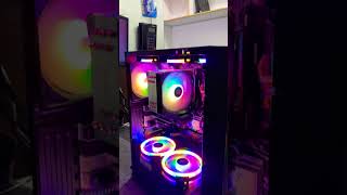 Gaming pc build full Rgb i512400f network card pci serial card 💎 [upl. by Nudd]