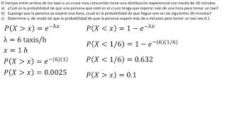 Probabilidad  Distribución Exponencial  Ejemplo 3 [upl. by Whitby]