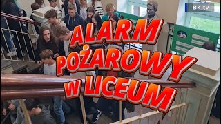 Alarm pożarowy w LO STRZELIN 8 października 2024 [upl. by Rocray320]