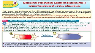 Mécanismes déchange des substances dissoutes svt 1BAC sc ex option français شرح بالداريجة [upl. by Udela]