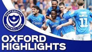 Highlights Portsmouth 41 Oxford United [upl. by Yrak]