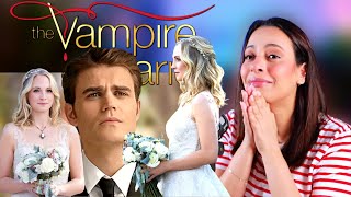 The Vampire DiariesS08E15 quotWE’RE PLANNING A JUNE WEDDING First time ReactionampReview♡ [upl. by Nolyaw712]