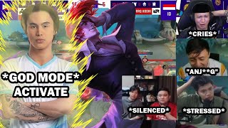 STREAMERS REACTS TO RENEJAYS CHOU  SNAPDRAGON PRO SERIES AURORA VS RRQ HOSHI GAME 2 [upl. by Lewse]