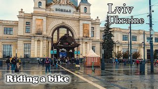 From the Main Railway Station to the Heart of the City of Lviv Ukraine Walking Tour 2023 Львів [upl. by Monroy]