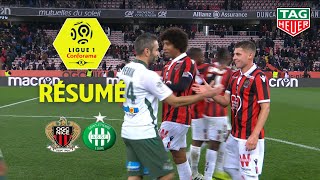 OGC Nice  AS SaintEtienne  11   Résumé  OGCN  ASSE  201819 [upl. by Lleihsad]