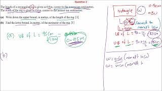 Grade 11 maths Lower bound and upper bound part 2 worksheet C  video 1 [upl. by Lrac]