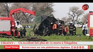 Urgent  Plus de 15 morts et des victimes dans un accident à Ndagalma [upl. by Acireit]