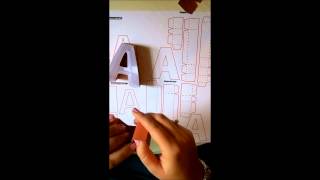 SnapDragon Snippets 3d letter a box Tutorial for Silhouette Cameo [upl. by Lardner910]