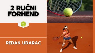 Dvoručni forhend🎾 forehand tennis tenis [upl. by Em347]