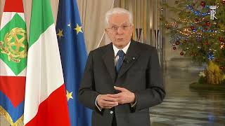 Messaggio di fine anno del Presidente della Repubblica Sergio Mattarella [upl. by Portingale]