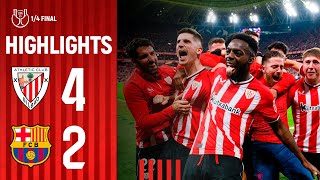 RESUMEN  Athletic Club 42 FC Barcelona  Copa 202324 14 Final [upl. by Rede]