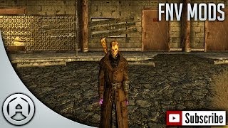 Fallout New Vegas Mods Leather Trench Coat ft Detective Ghoul Man [upl. by Mazel]