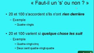 Orthographier les nombres en lettres [upl. by Scrivens]