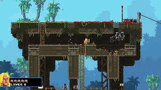 Broforce  Iron Bro Campaign Hard  quotIll give you a war you wouldnt believequot Achievement [upl. by Annawik]