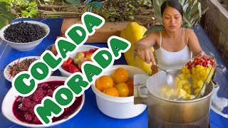 Colada morada preparada a mi estilo [upl. by Bernardine]