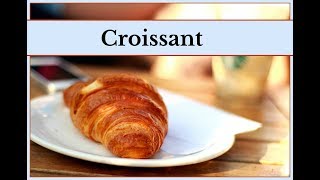 Croissant opskrift  Lynguide til croissanter [upl. by Neelyhtak]