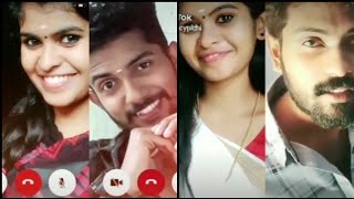 😍 couple goals 😍 princypichi cute romantic tiktok video duets  romantic calls  malayalam  tamil [upl. by Berne]