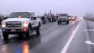 Chris Kyles funeral procession [upl. by Etnwahs]