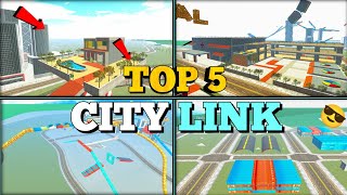 I Built A TOP 5 City Links in Indian Bike Driving 3D 🚲💥shortvideosindianbikedriving3d [upl. by Adnamal]