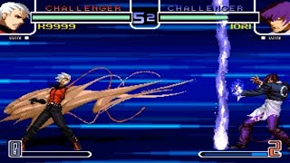 TAS K9999 VS Iori Orochi KoF 2002 PS2 Hack Rom [upl. by Harriet625]