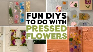 Try These Fun Pressed Flower DIYs 🌸🌼  HGTV Handmade [upl. by Philbrook578]