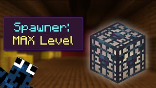 Maxing Out a Spawner in Cubecraft Skyblock [upl. by Slaughter695]