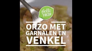 Orzo met garnalen en venkel [upl. by Mame]