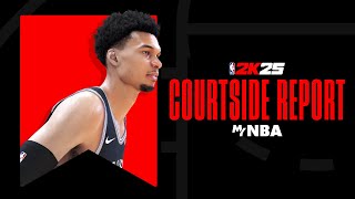 NBA 2K25  MyNBA Courtside Report [upl. by Nesline]