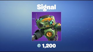 Signal  Fortnite OutfitSkin [upl. by Dlonyar]