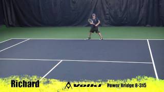 Volkl Power Bridge 8 315G  Tennis Express Racquet Review [upl. by Rist]