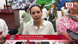 Ana Paty Peralta Delitos de alto impacto disminuyen 30 en Cancún [upl. by Eatnuahs]