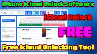 iPhone iCloud Unlock Software Tool  iCloud Unlock Free Removal Tool on any Device Icloud Unlocking [upl. by Aroved]